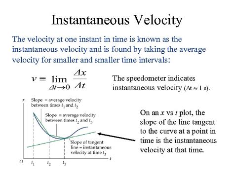 what is the meaning of instantaneous velocity in physics