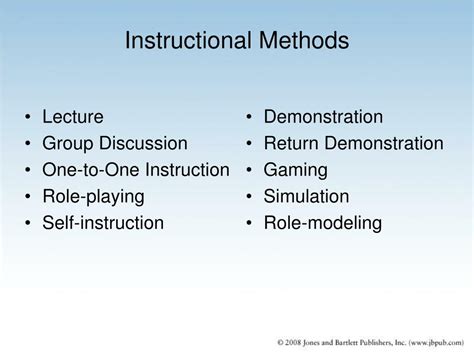 what is the meaning of instructional method