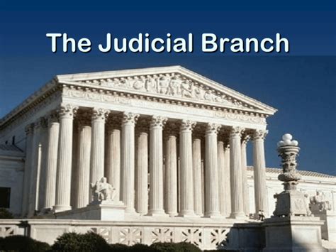 what is the meaning of judiciary branch