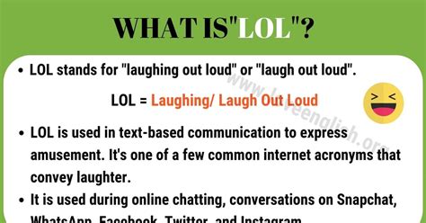 what is the meaning of lol in english