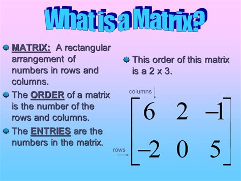what is the meaning of matrix in mathematics
