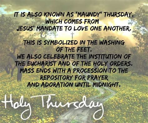 what is the meaning of maundy thursday