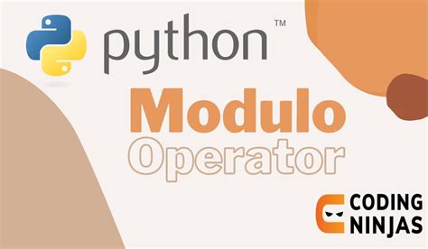 what is the meaning of modulus operator in python