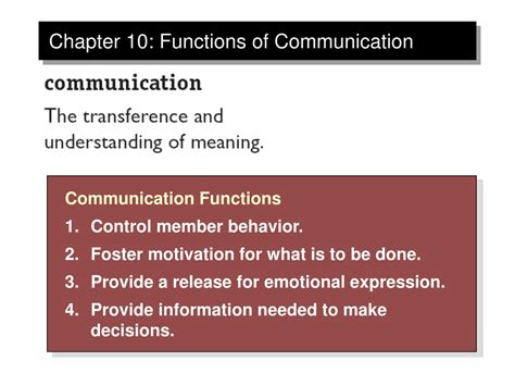what is the meaning of motivation in function of communication