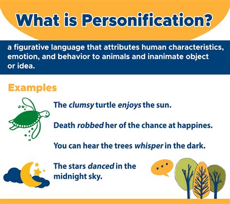 what is the meaning of personification with examples
