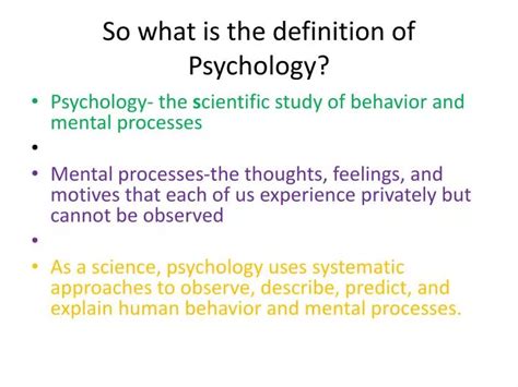 what is the meaning of psychology
