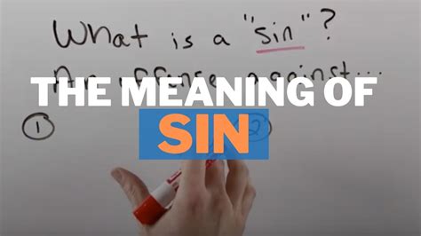 what is the meaning of sin