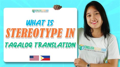 what is the meaning of stereotype in tagalog examples