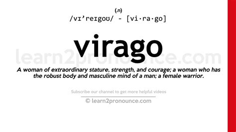 what is the meaning of virago ism