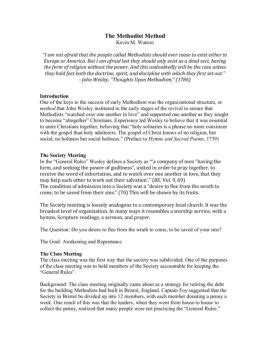 What Is The Methodist Method