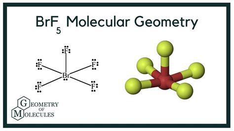 what is the molecular geometry of brf5
