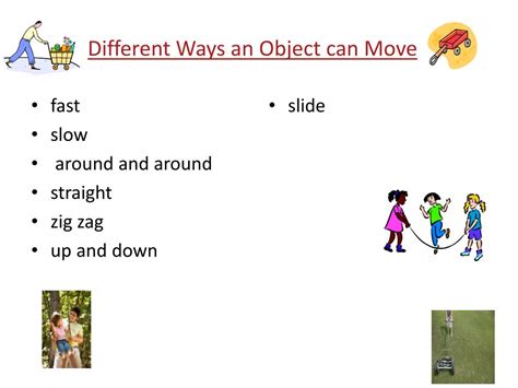 what is the movement of an object from one place to another