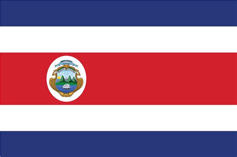 what is the national flag of costa rica