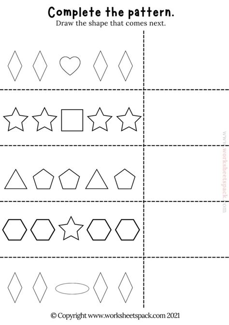 what is the next shape in the following pattern