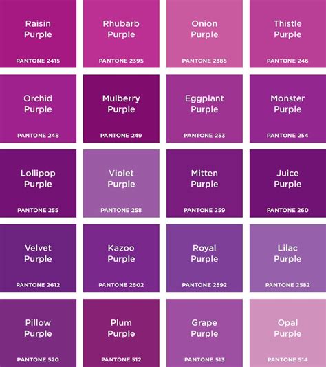 what is the number for purple color