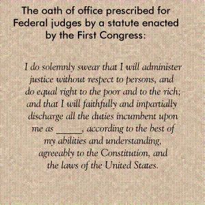 what is the oath of a judge