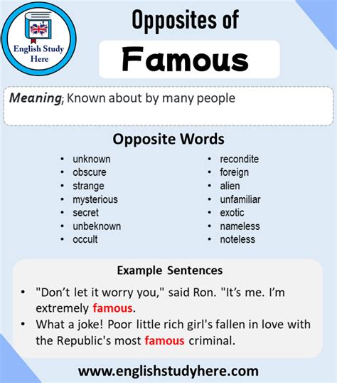 what is the opposite of notable