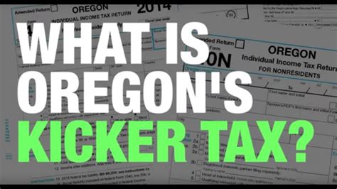 what is the oregon tax kicker