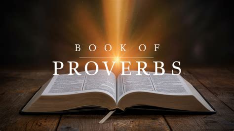 what is the overall message of the book of proverbs