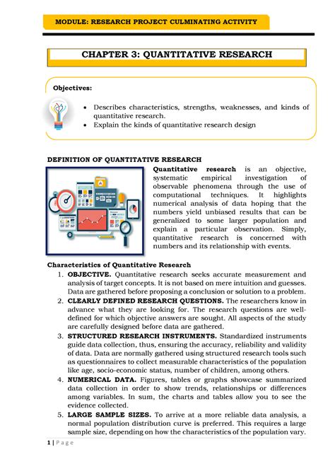 what is the part of chapter 3 in quantitative research