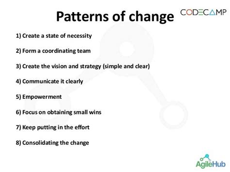 what is the pattern of change step