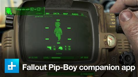 what is the pip boy app setting in fallout 4