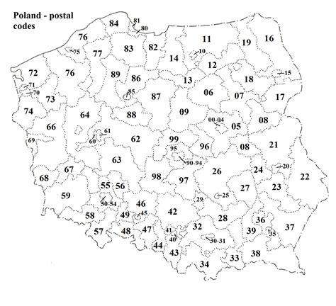 what is the postal code for warsaw poland