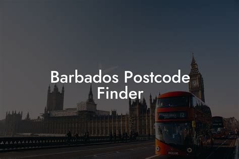 What Is The Postcode For Barbados