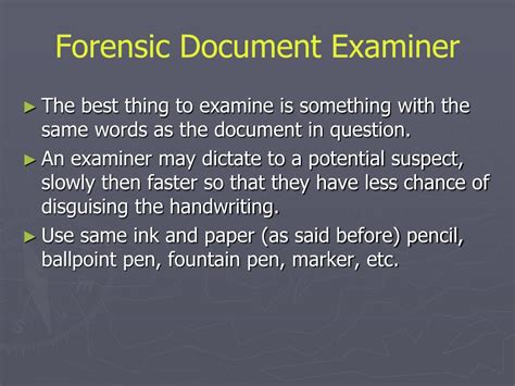 what is the primary concern of a forensic document examiner when analyzing signatures