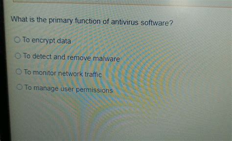 what is the primary function of an anti virus program