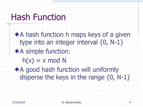 what is the primary purpose of a hash function in computer science
