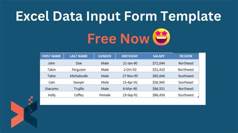 what is the primary purpose of data input form