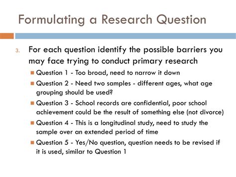 what is the primary purpose of formulating research questions in a study
