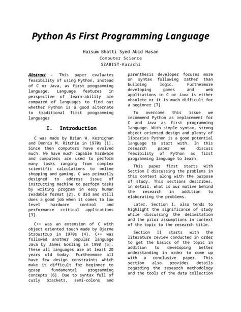 what is the primary purpose of python programming language