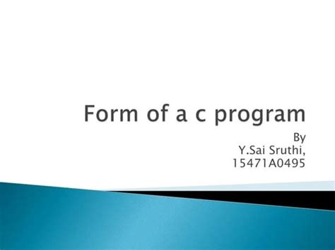 what is the primary purpose of the main function in ac program