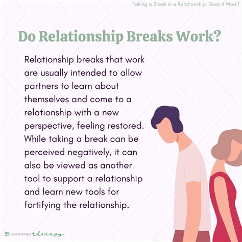 what is the purpose of a break in a relationship