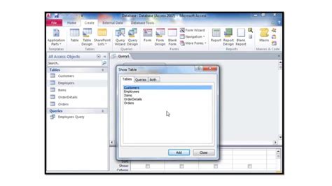 what is the purpose of a query in ms access 2010