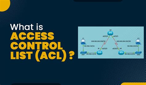what is the purpose of acls access control lists in networking