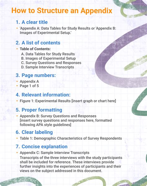 what is the purpose of an appendix in a document