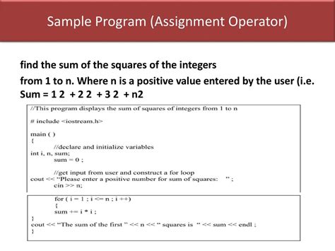what is the purpose of an assignment operator in programming