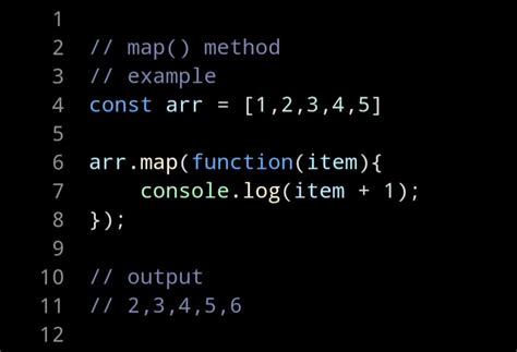 what is the purpose of array map method in javascript