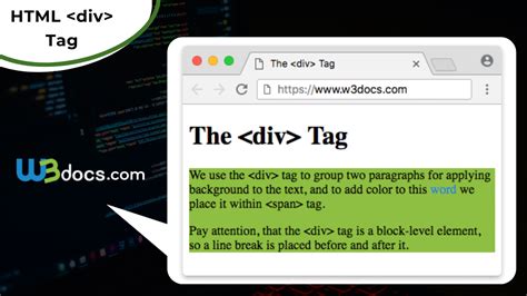 what is the purpose of div element in html