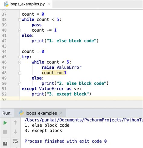 what is the purpose of else block in a loop in python