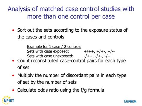 what is the purpose of matching in a case control study