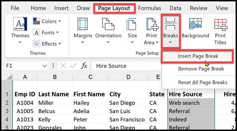 What Is The Purpose Of Page Break In Excel