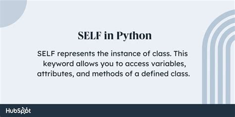 What Is The Purpose Of Self Keyword In Python Linkedin