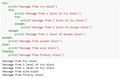 what is the purpose of the finally block in a try except statement in python