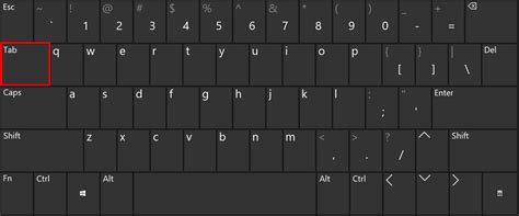 what is the purpose of the tab key