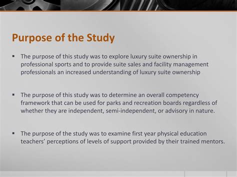what is the purpose of this study answer