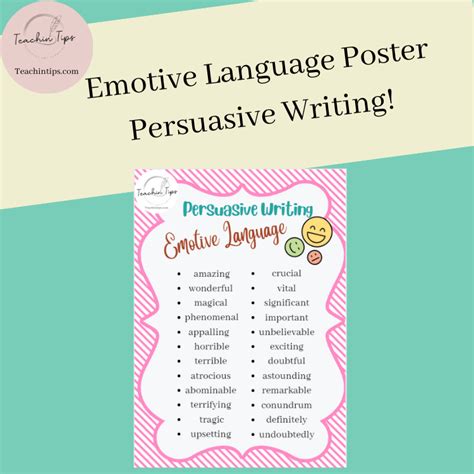 what is the purpose of using emotive language in persuasive writing